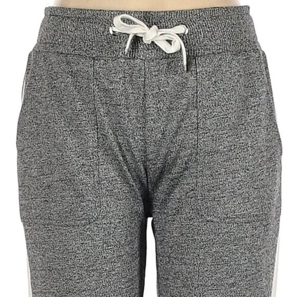 Jogger Pants L by Gottex French Terry Heather Gray Cuff Large Like New Condition - Picture 4 of 10